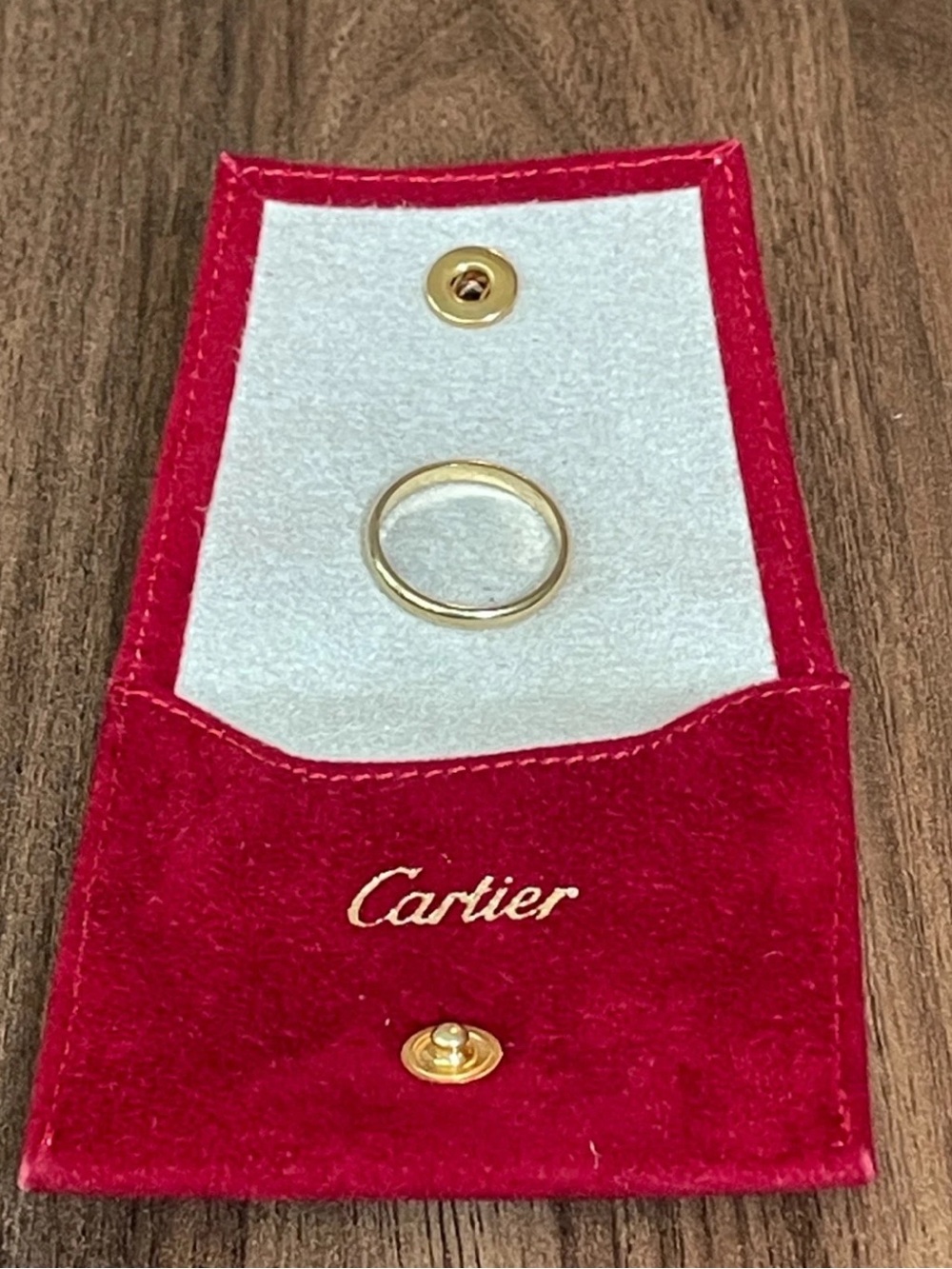 Cartier 1895 Classic Yellow Gold Ring 2.5mm